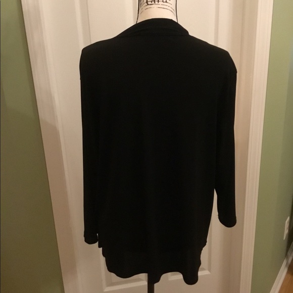 B&W Notations blouse & sweater combo - Picture 3 of 3